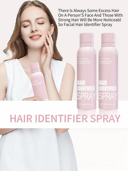 Spray identificador de vello facial El Rocío en envase rosa, ideal para dermaplaning y depilación precisa del rostro.